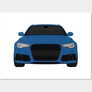 rs6 blue Posters and Art